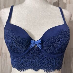 Victoria's Secret Navy Lace Bra